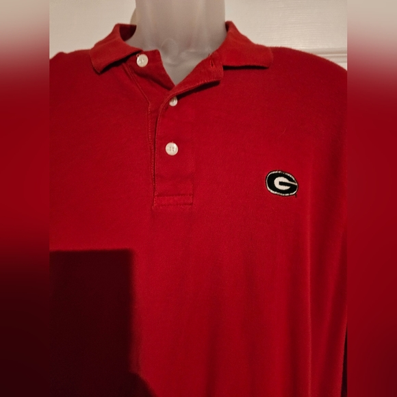 Men's XL GA Bulldogs Long Sleeve Tee Sweater Collared Polo - Picture 2 of 4